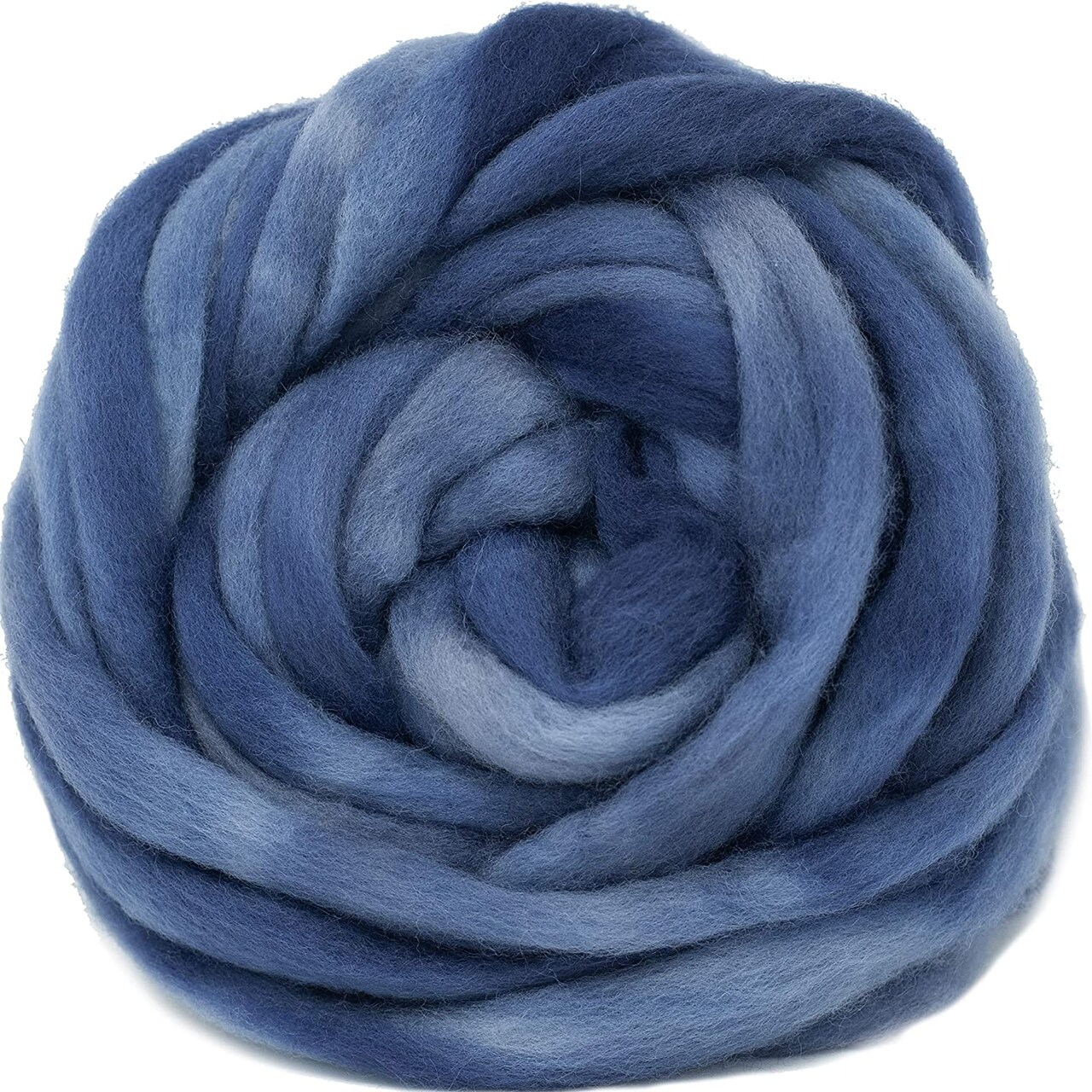 Hand Dyed BFL Wool Roving: Gorgeous tonal colorways for easy needle felting, hand spinning or weaving. Choose 1oz or 4oz